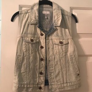 Jean jacket vest